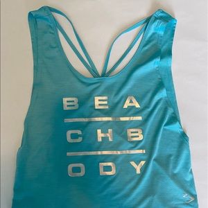 Blue Beachbody Workout Tank